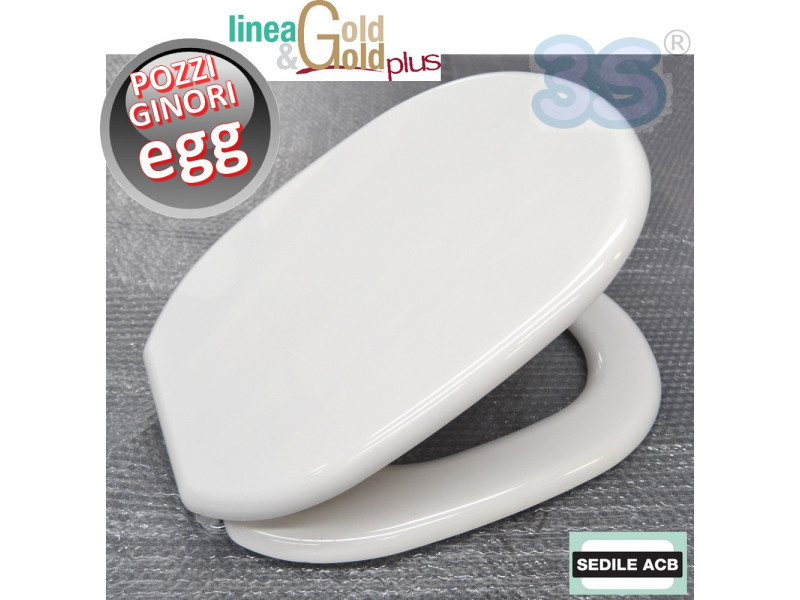 Sedile per wc EGG Pozzi Ginori - ACB Ercos linea Gold