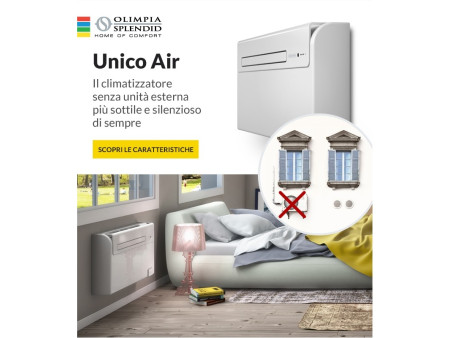 Condizionatore climatizzatore UNICO AIR 8 HP con pompa di calore senza unità esterna