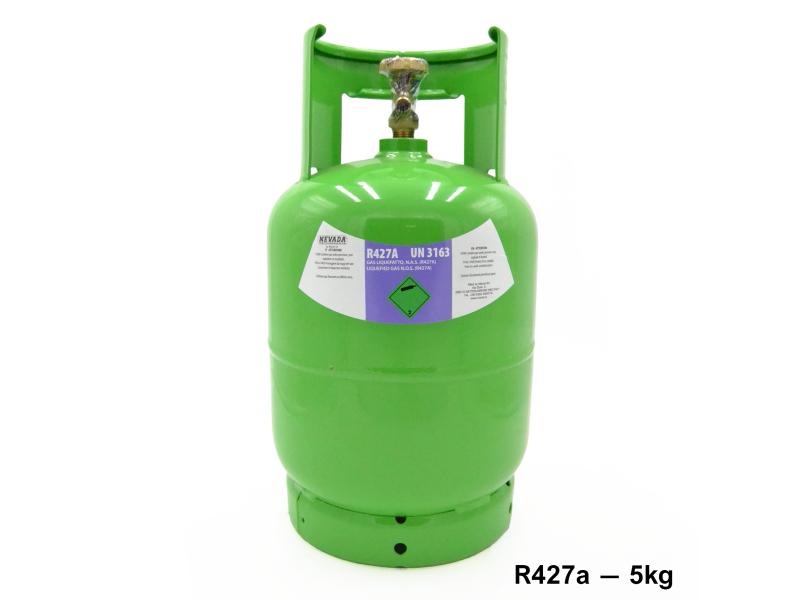 Bombola gas R427A FORANE - 5 Kg netti sostituto gas R22 a basso GWP