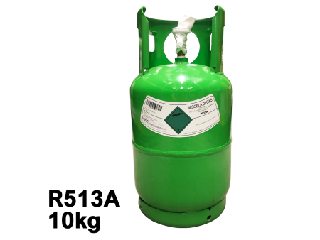 Bombola gas R513A - 10 Kg netti sostituto a basso gwp del R134a