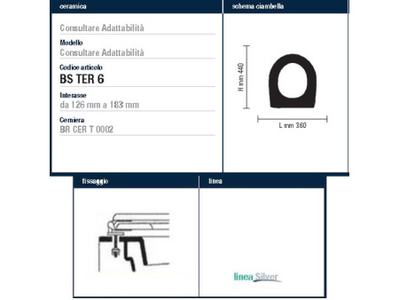Sedile per wc ACQUA Catalano in termoindurente - ACB Ercos