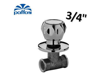 Rubinetto arresto da incasso 3/4'' - Danubio Paffoni