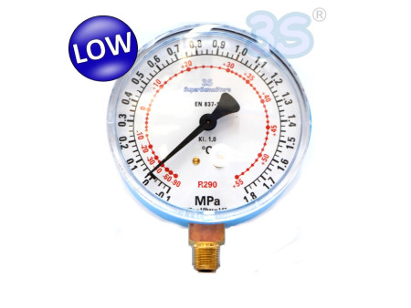 Manometro di bassa pressione specifico per gas propano R290