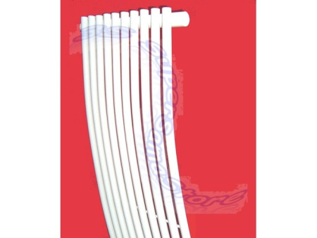 Termoarredo design CASSIOPEA Idropolis BIANCO - H180 sx