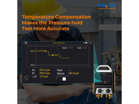 ELITECH Gruppo manometrico digitale a 4 vie per gas refrigerante MS-4000
