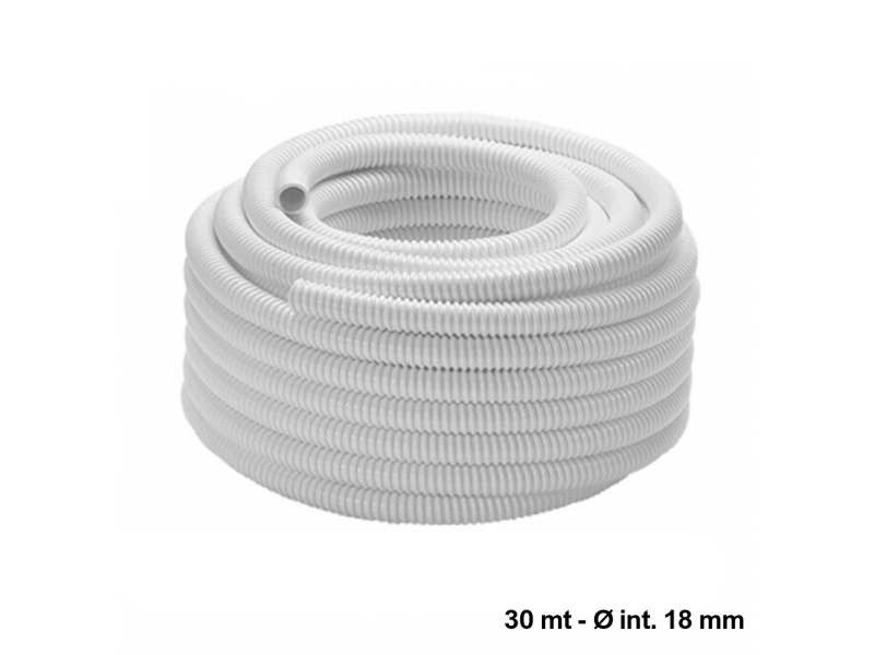 Rotolo tubo scarico condensa 30 mt - D.int. 18 mm