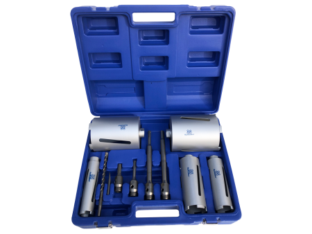 Set di 5 frese corone al diamante per carotatore