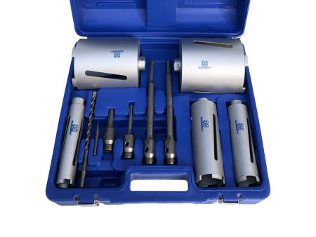 Set di 5 frese corone al diamante per carotatore