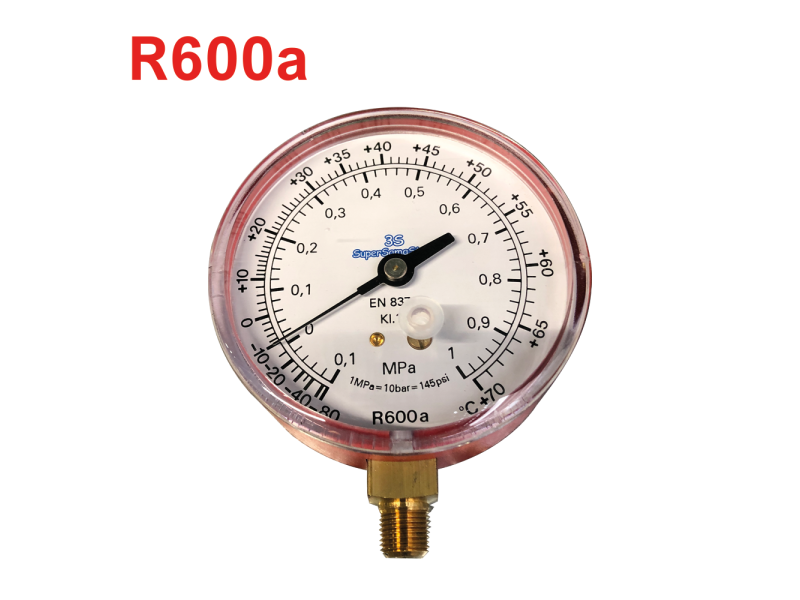 Manometro di alta pressione per gas refrigerante R600a