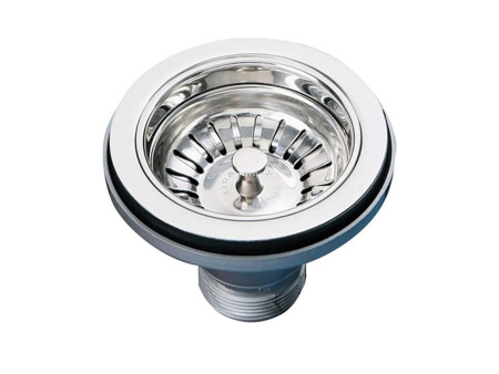 Piletta basket lavello cucina con foro ø 90 senza troppo pieno - LIRA