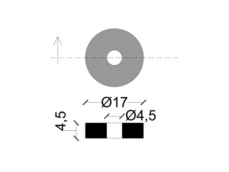 Guarnizione originale TENAX per sedi rubinetto da Ø 1/2'' - 5 Pezzi