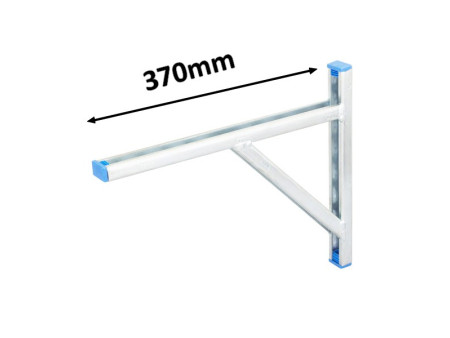 Mensola staffa a parete a squadra 350 mm , profilato in acciaio