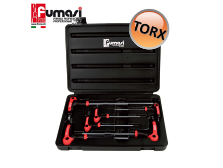 Fumasi - set chiavi a maschio TORX 5 pz in valigetta