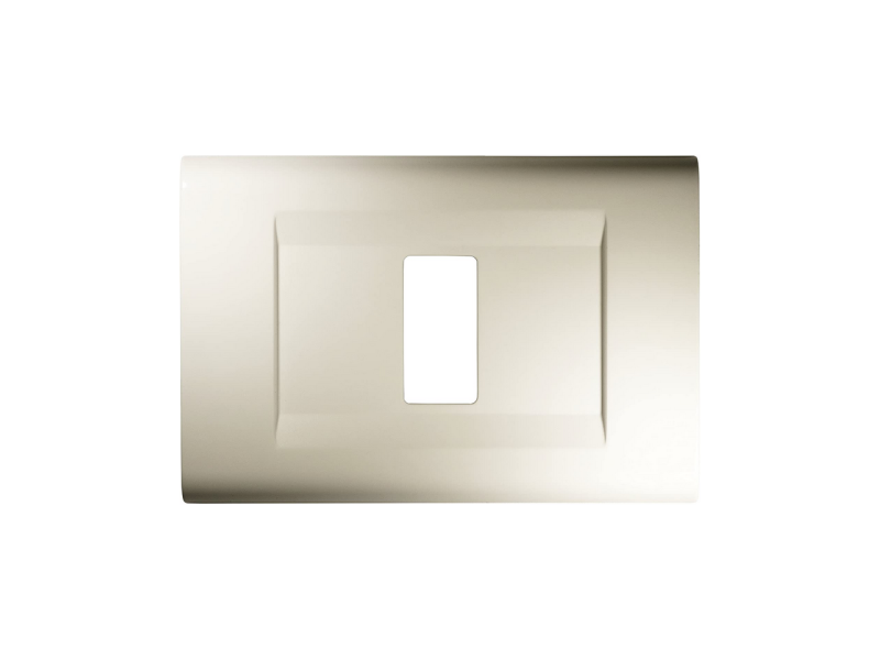 Placca Click 1 Posto Bianco compatibile con Bticino Magic - Feb Elettrica