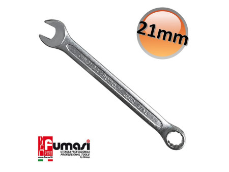 Chiave fissa a stella combinata da 21 mm in acciaio cromo vanadio