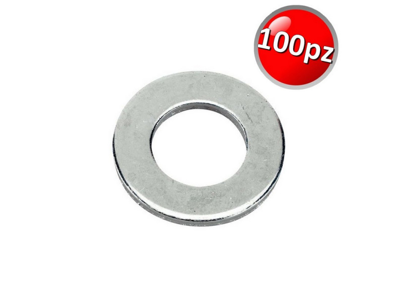 Rondella zincata Ø int. 10 est. 22 spessore 2 (mm) UNI6592 - SCATOLA 100 pz