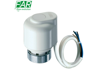 Testina comando attuatore elettrotermico FAR 1923 - 230v NC